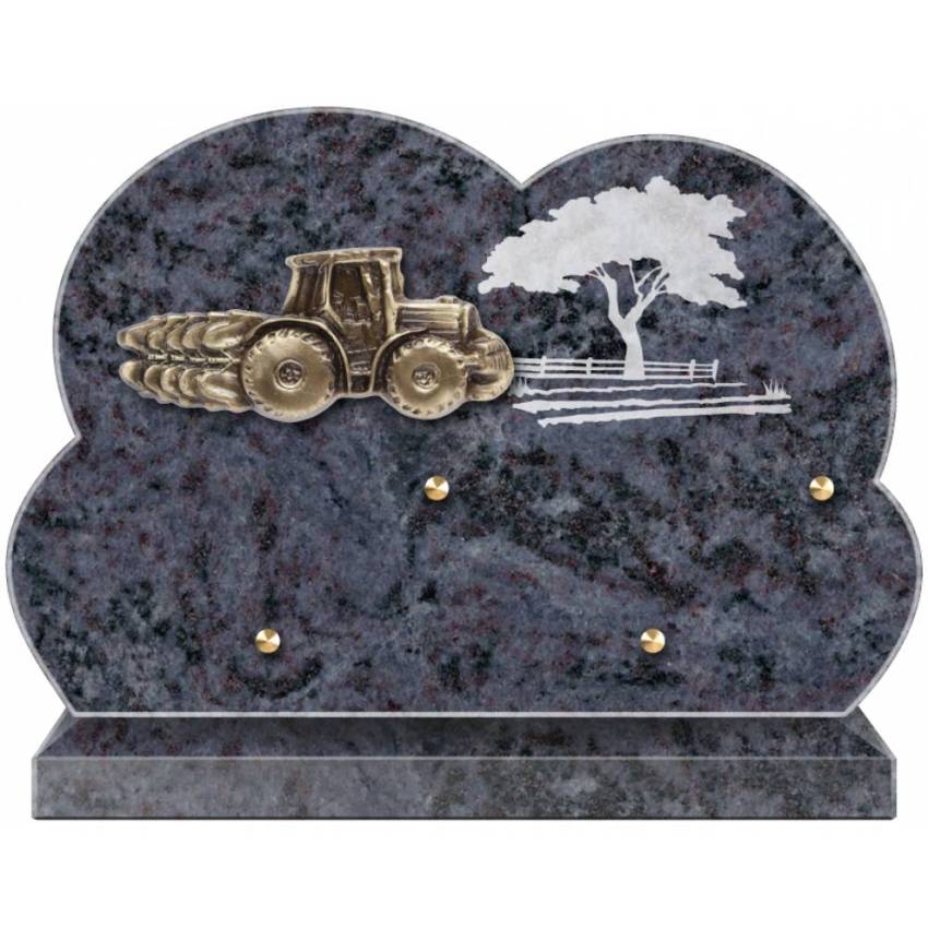 Stylish Granite Memorial Plaque