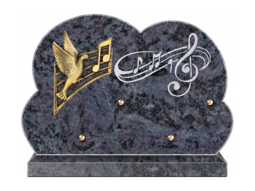 Stylish Granite Memorial Plaque