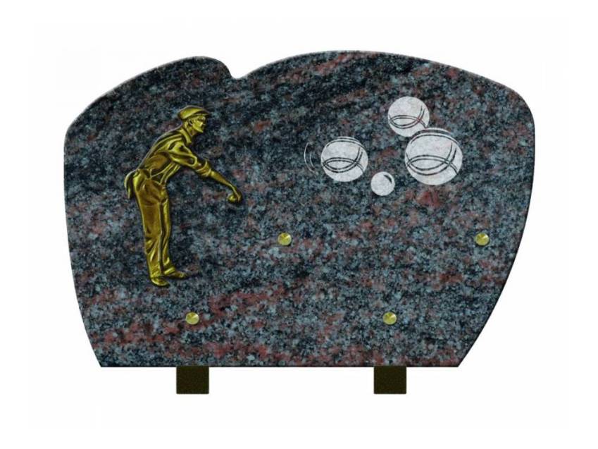 Stylish Granite Memorial Plaque