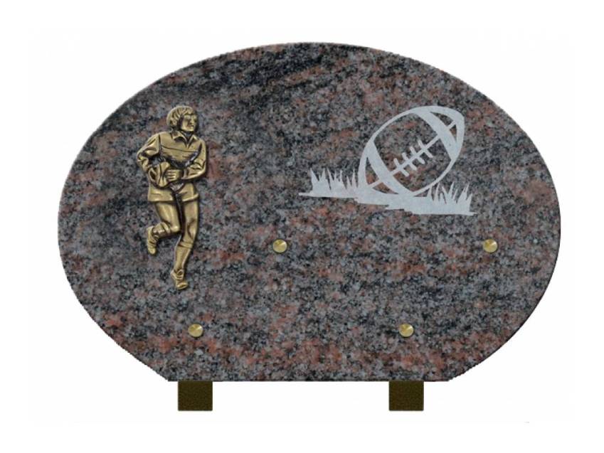 Stylish Granite Memorial Plaque