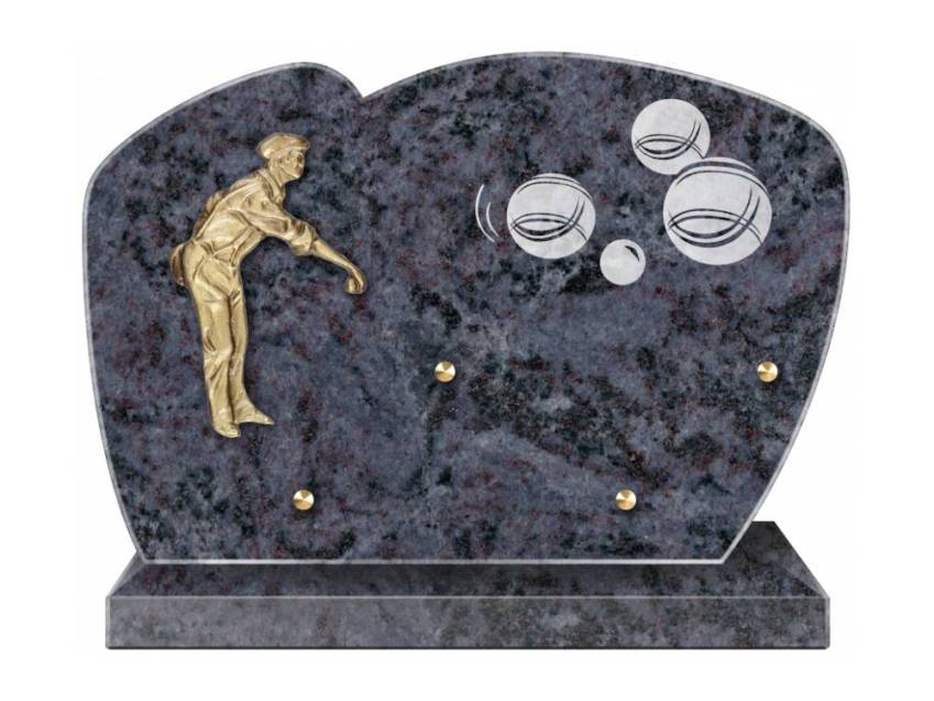 Stylish Granite Memorial Plaque