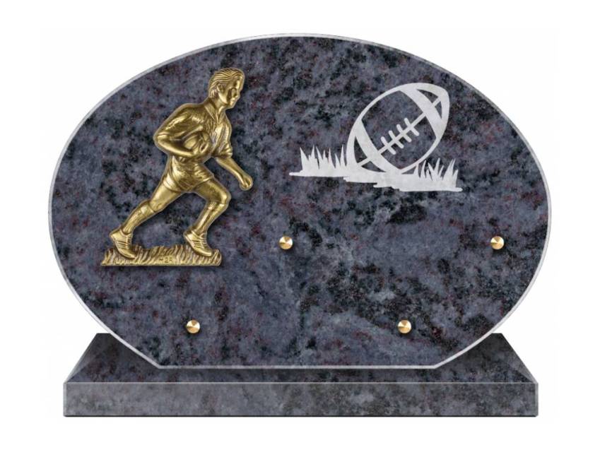 Stylish Granite Memorial Plaque