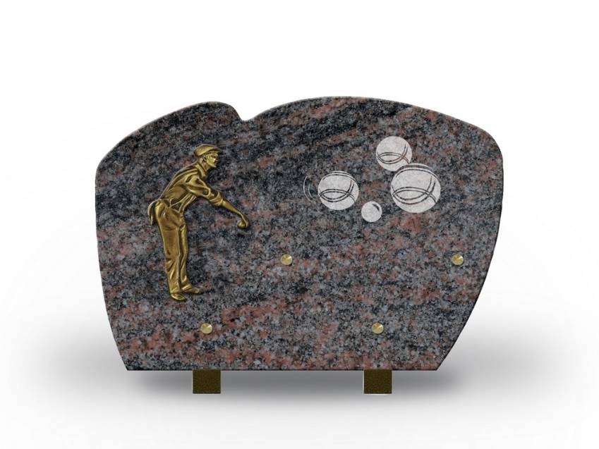 Stylish Granite Memorial Plaque