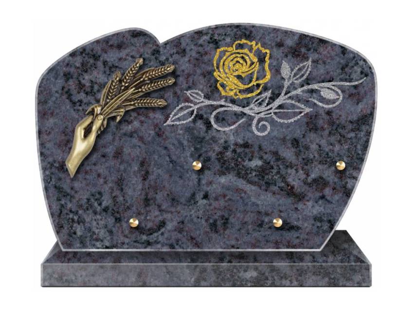 Eternal aesthetic granite plaque.