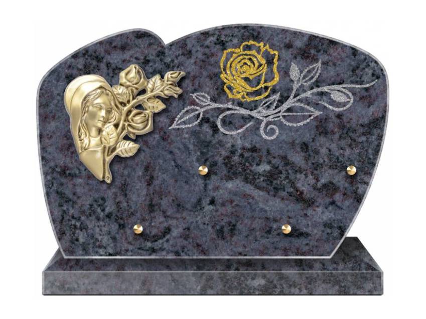 Eternal aesthetic granite plaque.