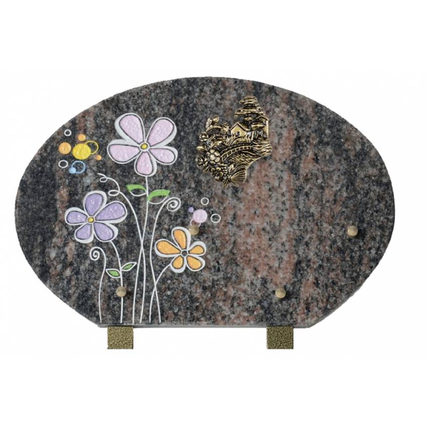 Curved sensitive Granite plaque.