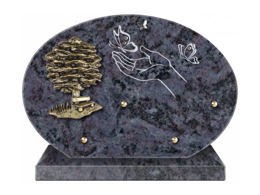 Idyllic Handcrafted Granite Plaque.