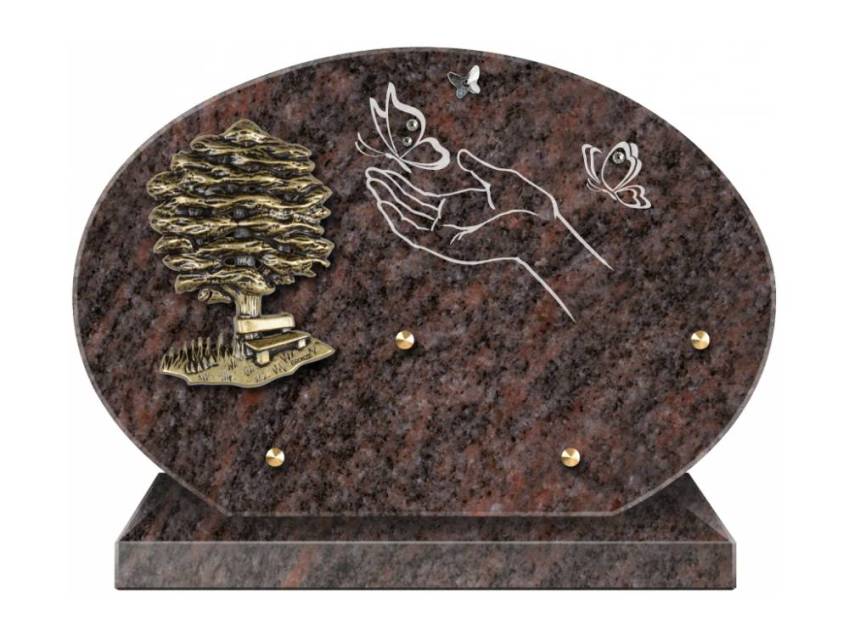 Idyllic Handcrafted Granite Plaque.