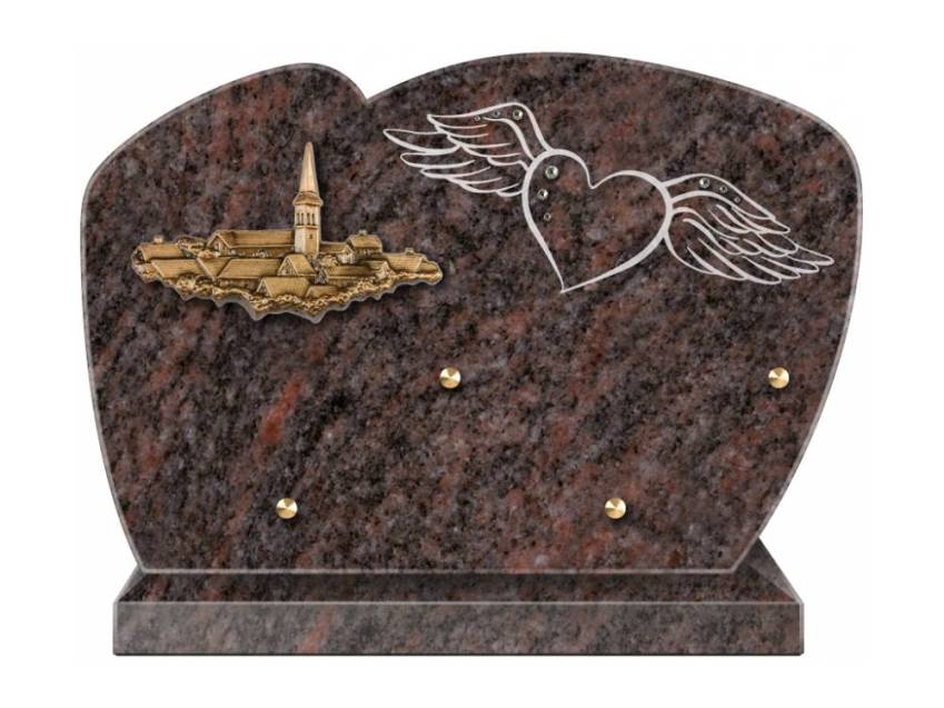 Idyllic Handcrafted Granite Plaque.