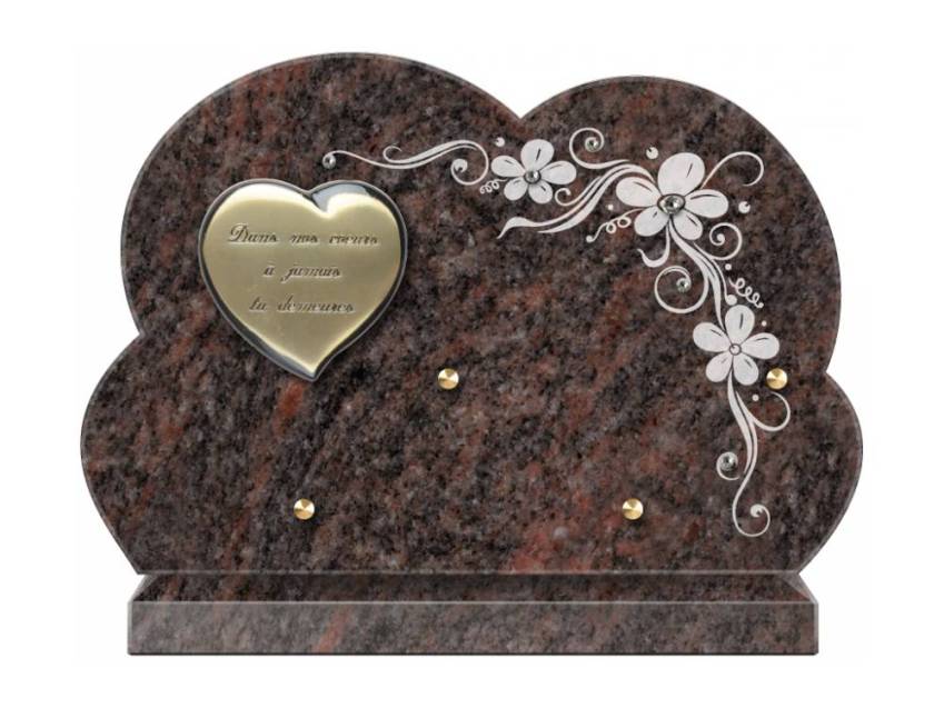 Idyllic Handcrafted Granite Plaque.