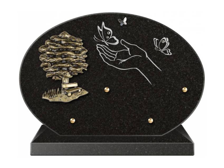 Idyllic Handcrafted Granite Plaque.