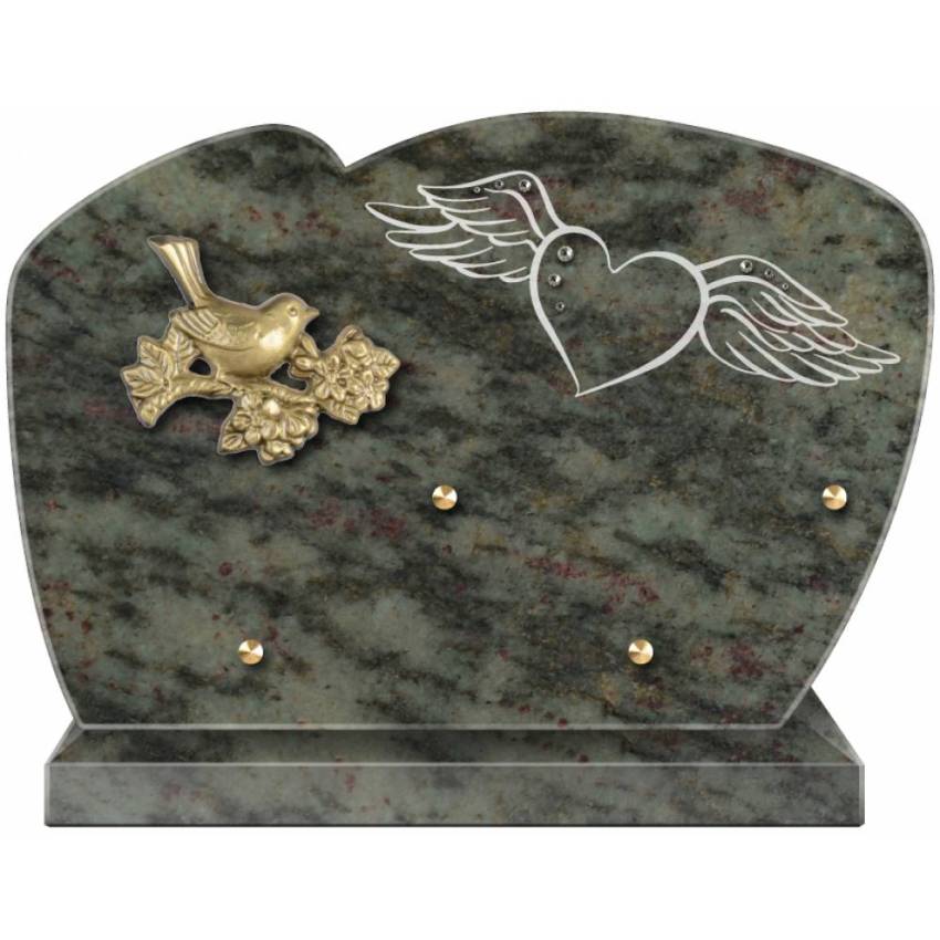 Idyllic Handcrafted Granite Plaque.