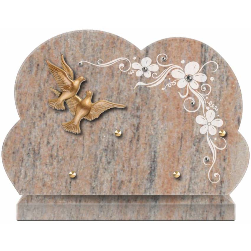 Idyllic Handcrafted Granite Plaque.