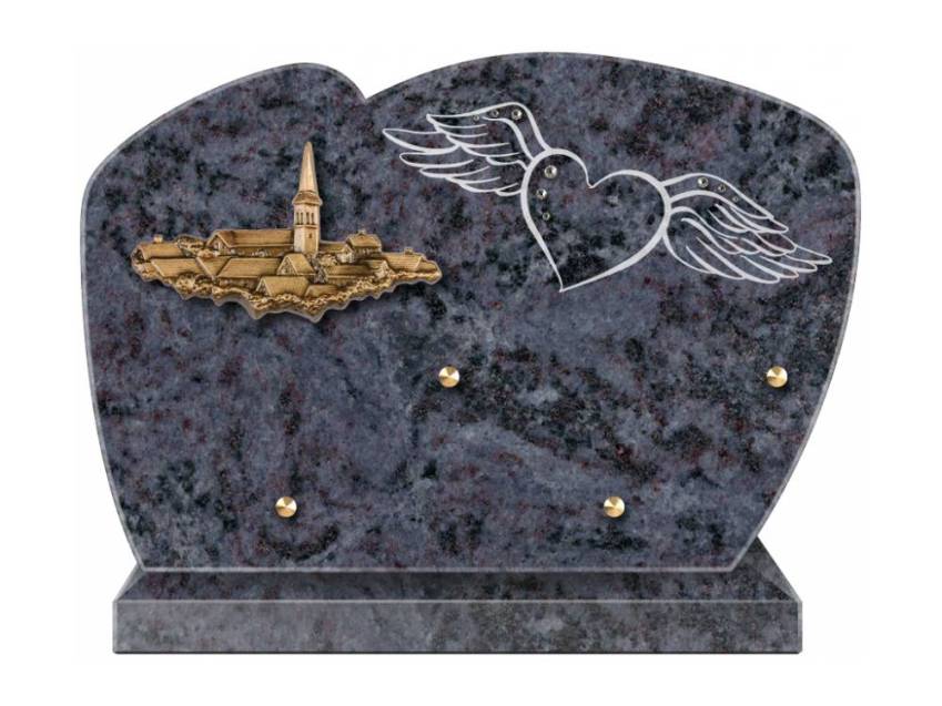 Idyllic Handcrafted Granite Plaque.