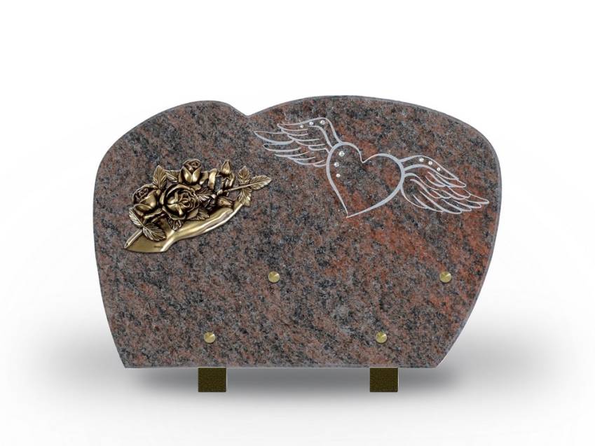 Idyllic Handcrafted Granite Plaque.