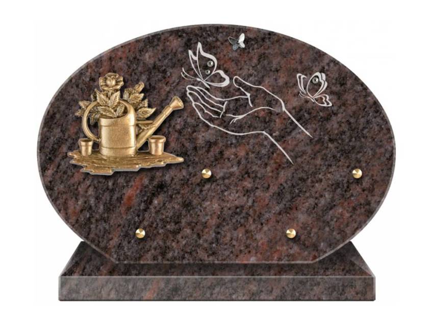 Idyllic Handcrafted Granite Plaque.