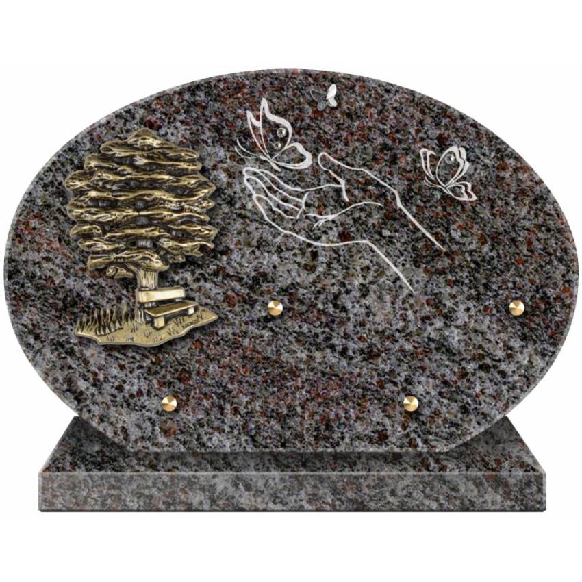 Idyllic Handcrafted Granite Plaque.