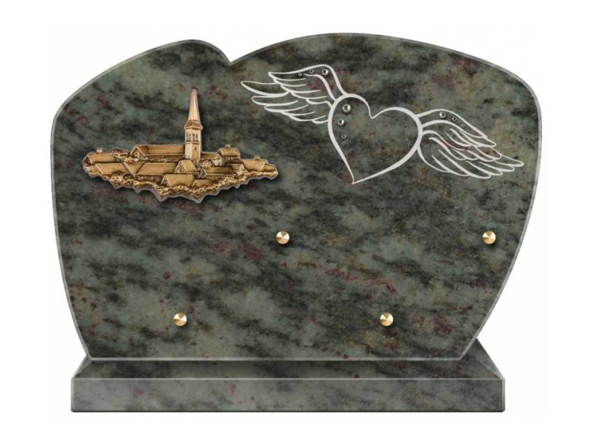 Idyllic Handcrafted Granite Plaque.