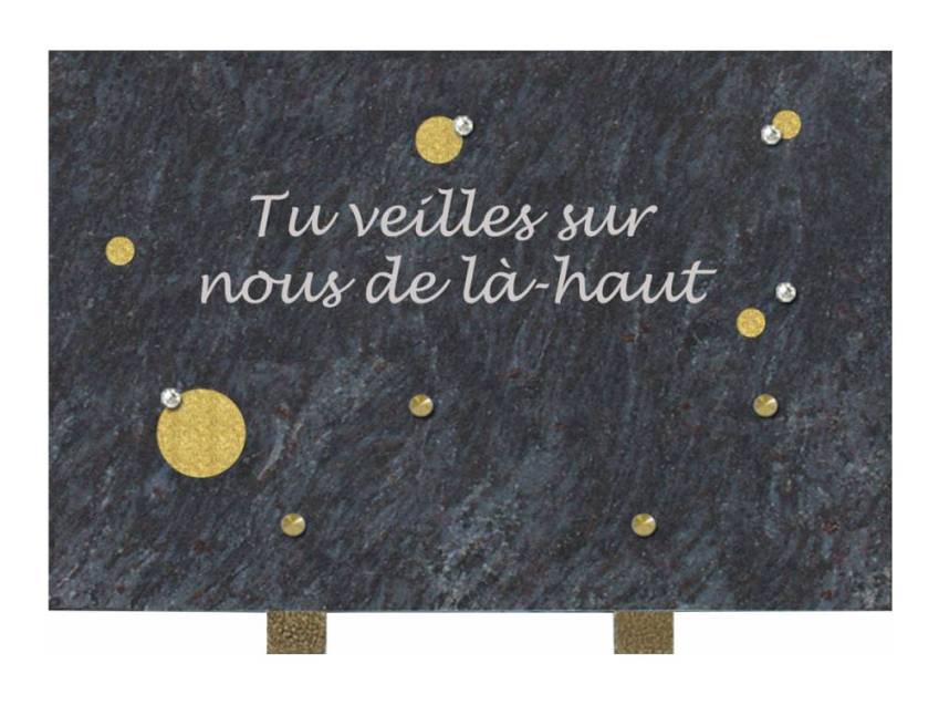 Poetic Rectangle Granite Plaque.