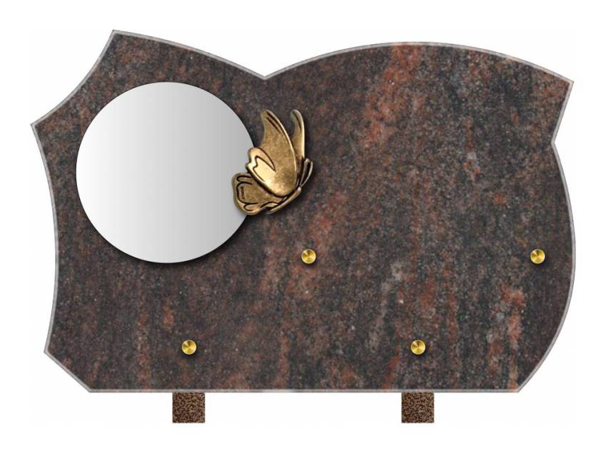 Stylish emotional Granite Plaque.