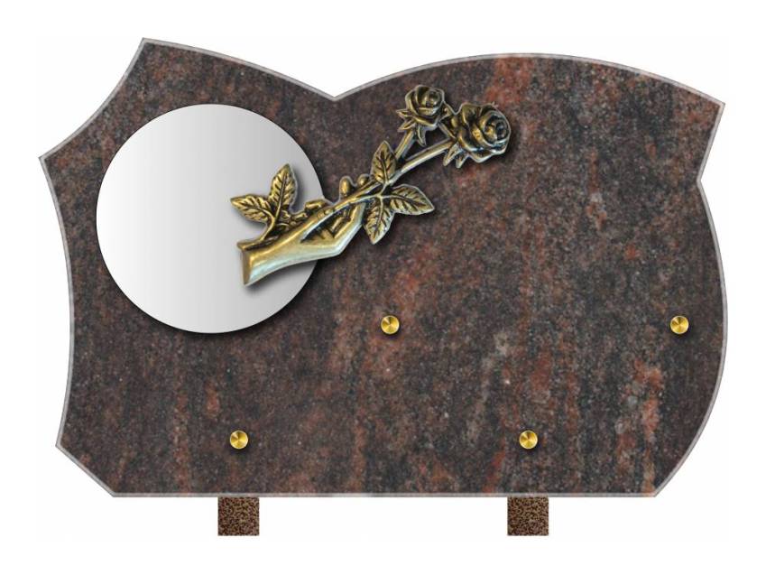 Stylish emotional Granite Plaque.