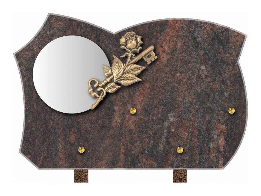 Stylish emotional Granite Plaque.