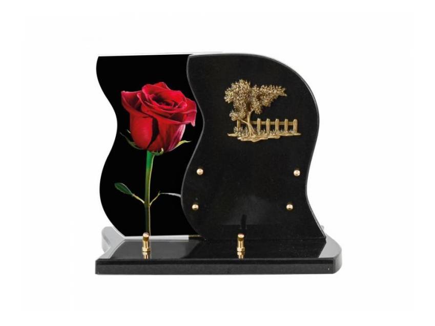 Romantic Granite Plaque design.