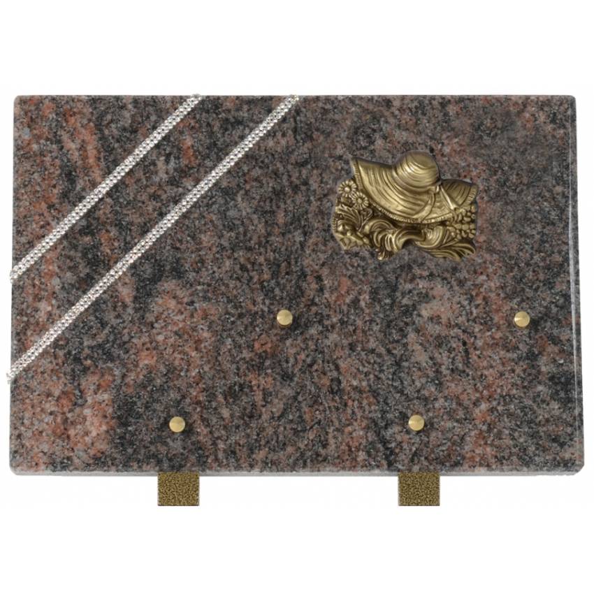 Granite Rectangle Testimonial Plaque.