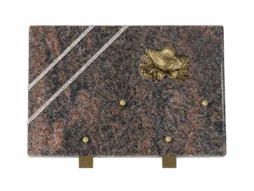 Granite Rectangle Testimonial Plaque.