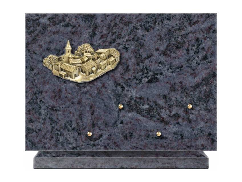 Sensitive Rectangle Granite Plaque.