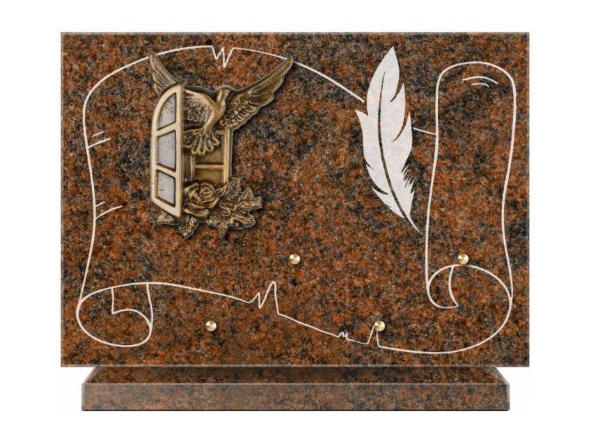 Granite Rectangle Bucolic Plaque.