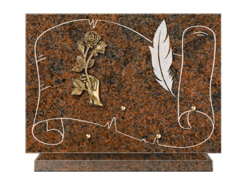 Granite Rectangle Bucolic Plaque.