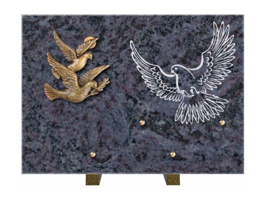 Granite Rectangle Bucolic Plaque.