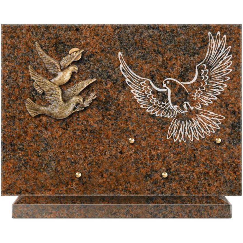 Granite Rectangle Bucolic Plaque.