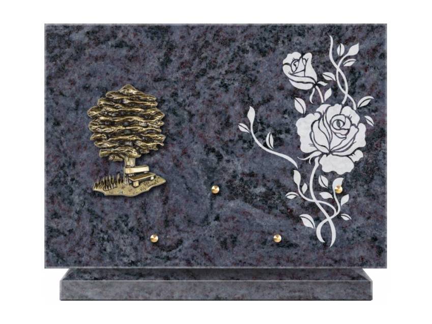 Granite Rectangle Bucolic Plaque.