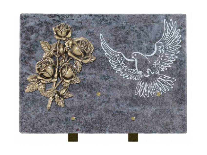 Granite Rectangle Bucolic Plaque.