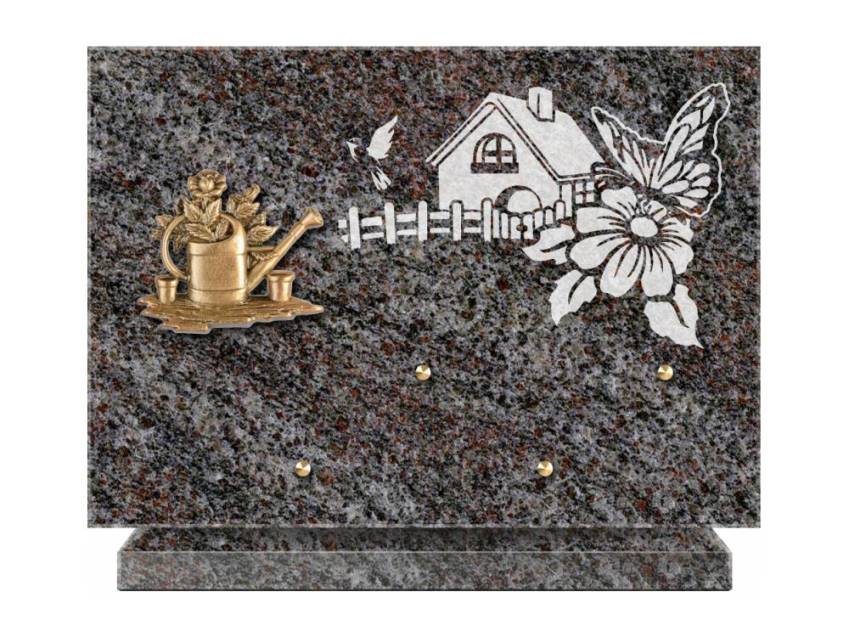 Granite Rectangle Bucolic Plaque.