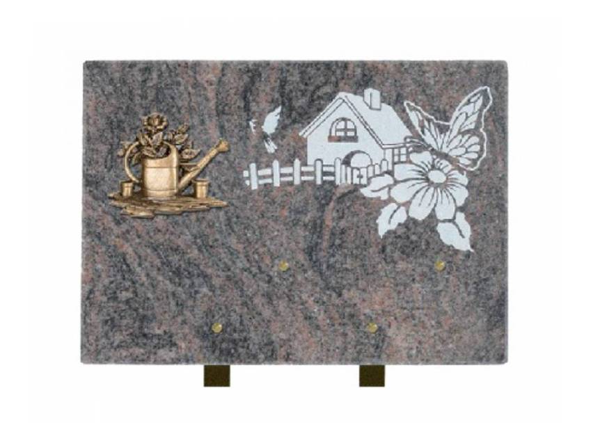 Granite Rectangle Bucolic Plaque.