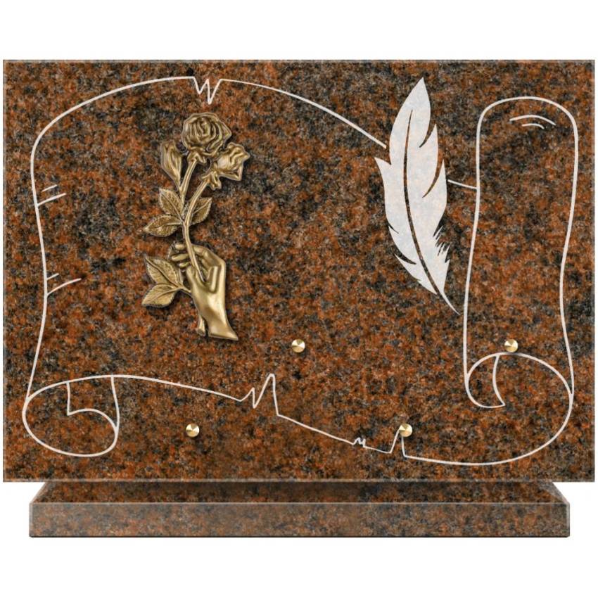 Granite Rectangle Bucolic Plaque.