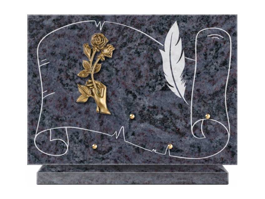 Granite Rectangle Bucolic Plaque.