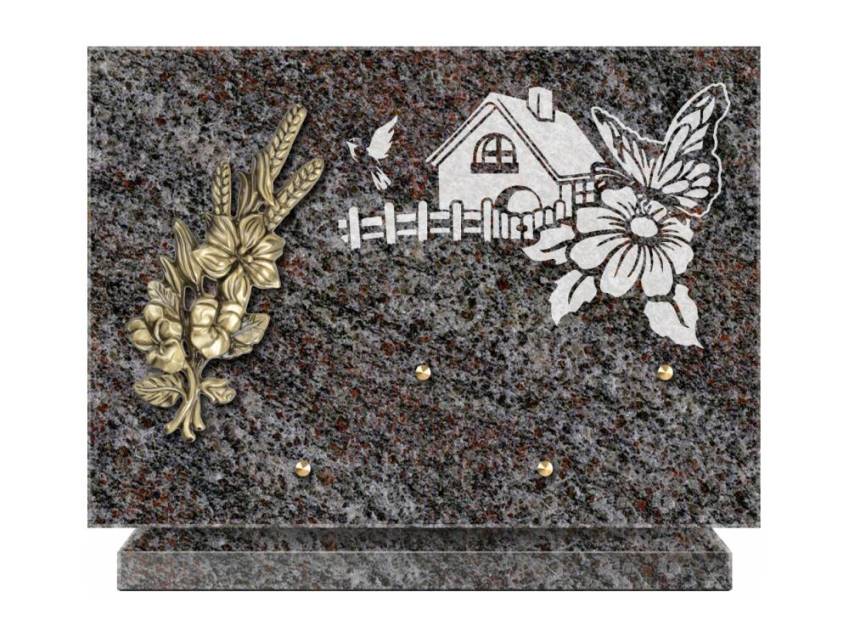 Granite Rectangle Bucolic Plaque.