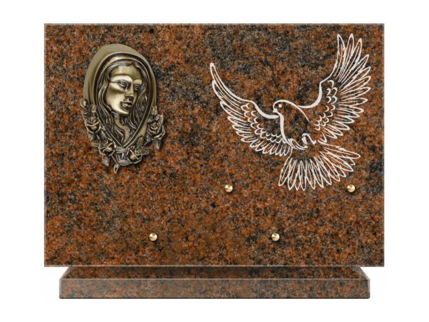 Granite Rectangle Bucolic Plaque.