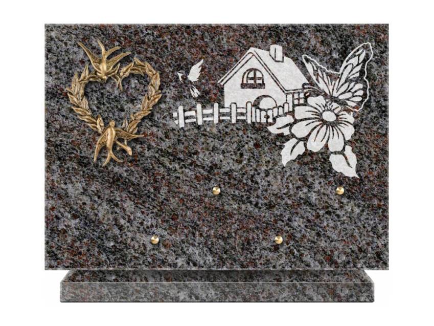 Granite Rectangle Bucolic Plaque.