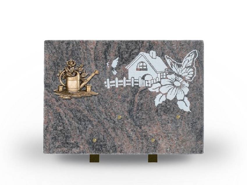 Granite Rectangle Bucolic Plaque.