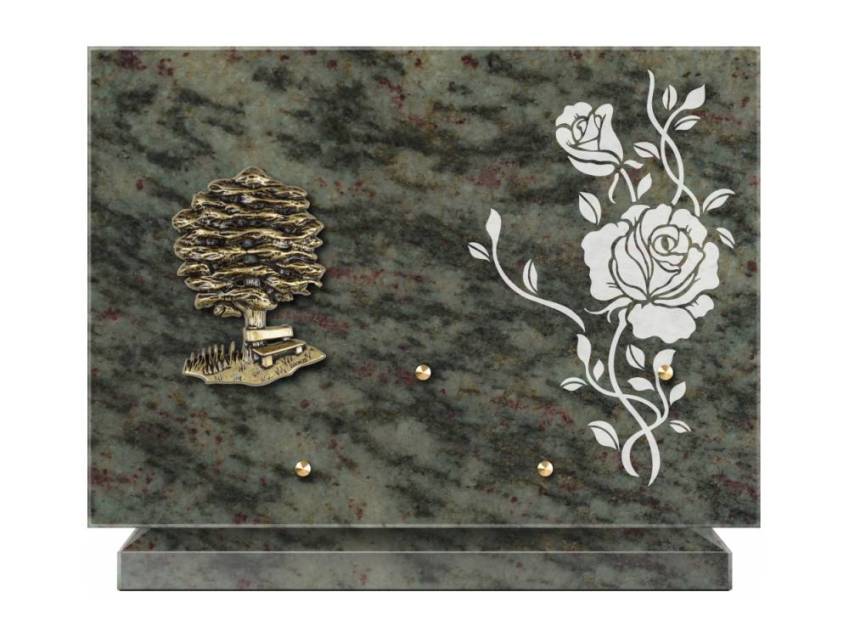 Granite Rectangle Bucolic Plaque.