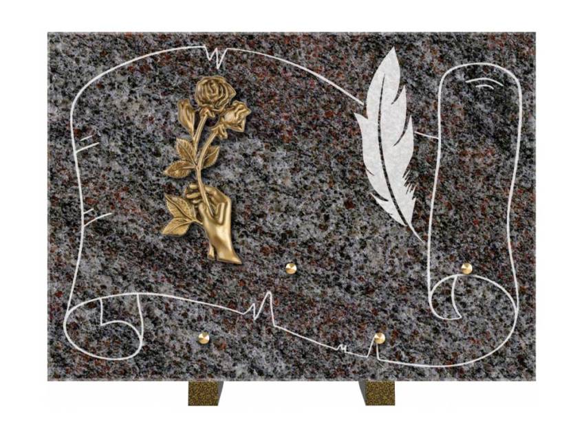 Granite Rectangle Bucolic Plaque.