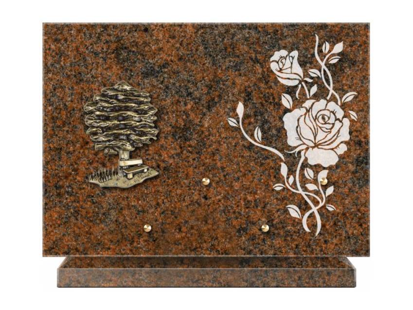 Granite Rectangle Bucolic Plaque.