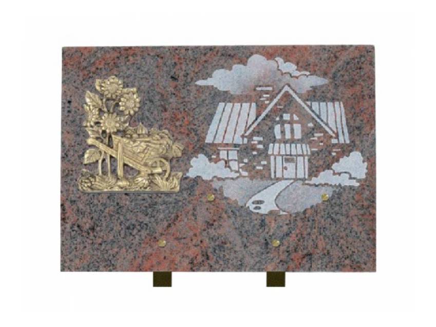 Iconic Rectangle Granite Plaque.