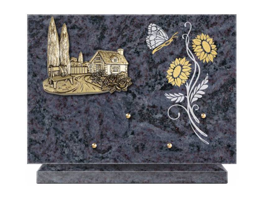 Granite Rectangle Collection Plaque.