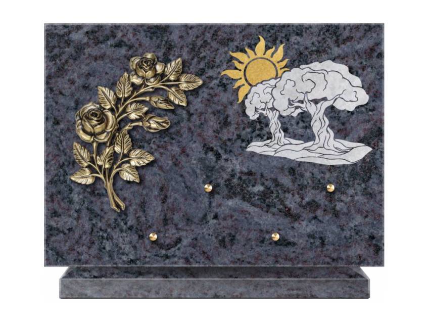 Granite Rectangle Collection Plaque.